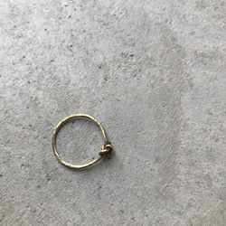 knot ring [brass] 4枚目の画像