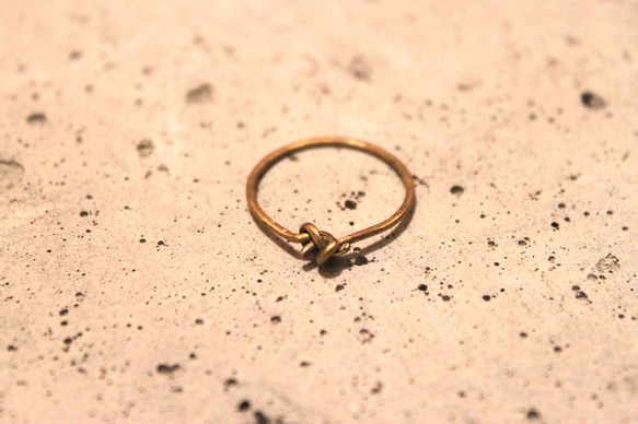 knot ring [brass] 5枚目の画像