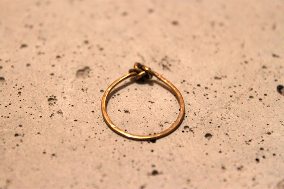 knot ring [brass] 7枚目の画像