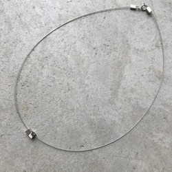 double cube necklace [silver] 7枚目の画像