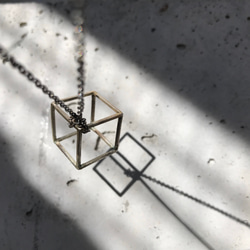 frame necklace [silver] 3枚目の画像