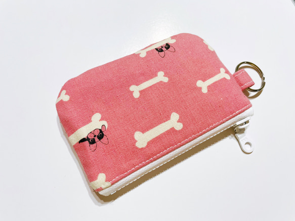 星森 - 骨頭狗（藍色/粉紅口袋零錢包 、拉鍊零錢包、卡包 、收納包（下單後製作 第2張的照片