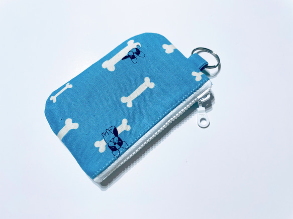 星森 - 骨頭狗（藍色/粉紅口袋零錢包 、拉鍊零錢包、卡包 、收納包（下單後製作 第3張的照片
