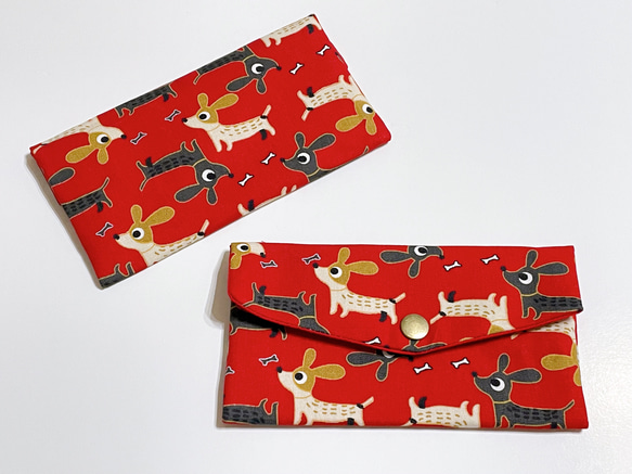 XingSen-Cloth赤い封筒バッグかわいい犬 2枚目の画像
