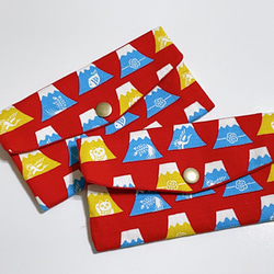 星森 - 布紅包袋 招財進寶富士山 第3張的照片