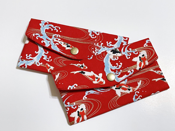 星森 - 布紅包袋 鯉躍龍門 可免費繡名字（中/英） 第3張的照片