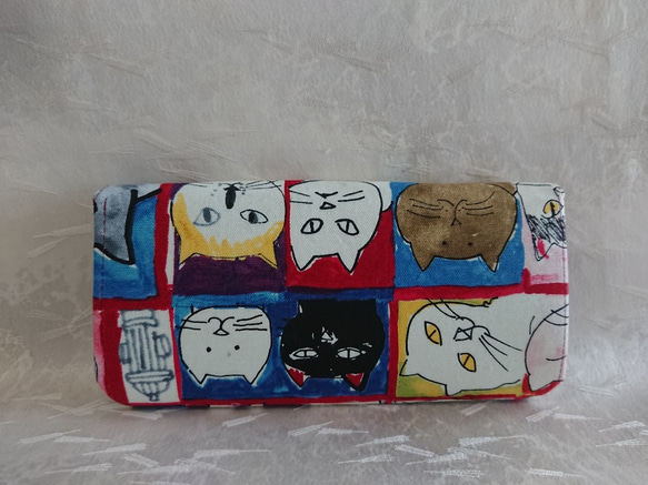 【猫】の長財布 3枚目の画像