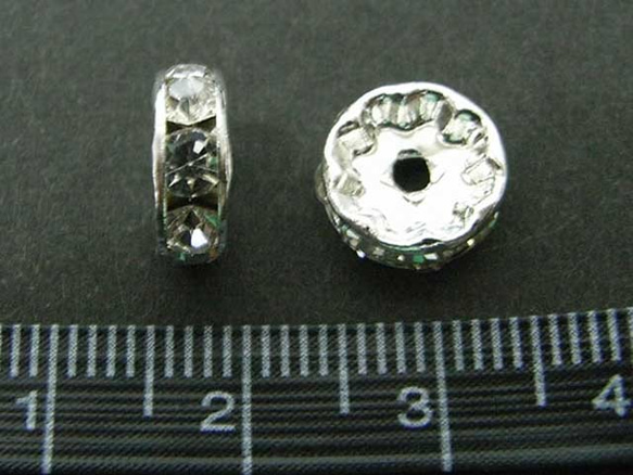 アクセサリーパーツ 平ロンデル 古代銀 約10mm 【約50個入り】6000206 3枚目の画像