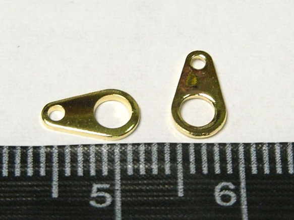 ダルマカン ゴールド 約8×4mm【約100個入り】6000793 3枚目の画像