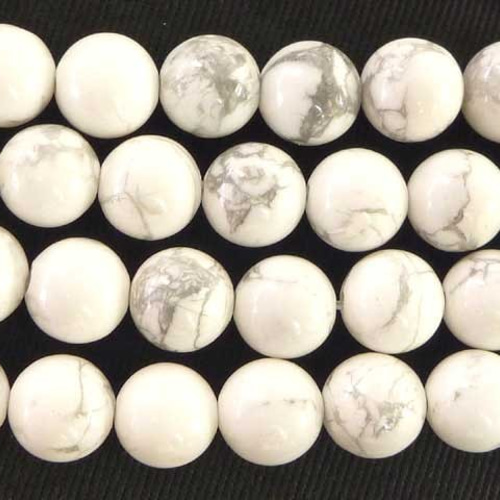 ハウライト ラウンド 連販売 約8mm 3000051 天然石 Bソフト 通販  