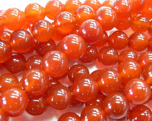 0908162　セール✨戦国紅瑪瑙17ミリ　貫通穴　キラキラ✨結晶 戦国紅瑪瑙丸玉 32.3mm (166)