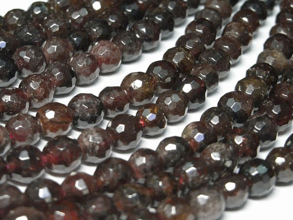 ガーネット ラウンドカット 連販売 約6mm 3000445 1枚目の画像
