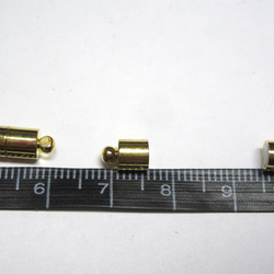 マグネットクラスプ シンプル ゴールド 約15×5mm 【10個】6001547 3枚目の画像