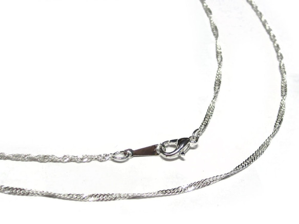 ネックレスチェーン　古代銀 ネックレス全長約42cm 太さ約1.7mm【12本セット】6001763 1枚目の画像