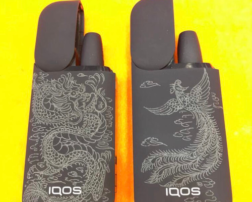 【別倉庫からの配送】 世界ここしかない、お客様のiQOSアイコスに風水細密彫刻手彫り 文房具・ステーショナリー