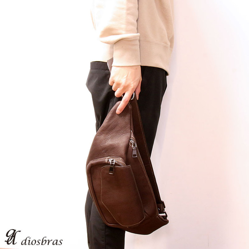 ボディバッグ 本革 ワンショルダーバッグ 革 メンズ ハンドメイド