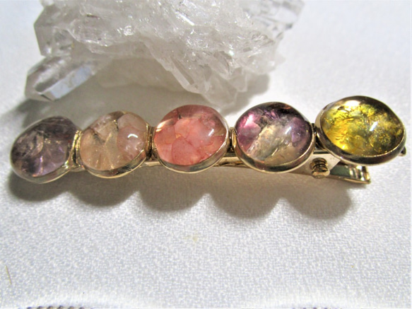 シュシュ  ヘアゴム  パワーストーン  ローズクォーツ×瑪瑙 シュシュ ヘアゴム パワーストーン ローズクォーツ×瑪瑙 天然石