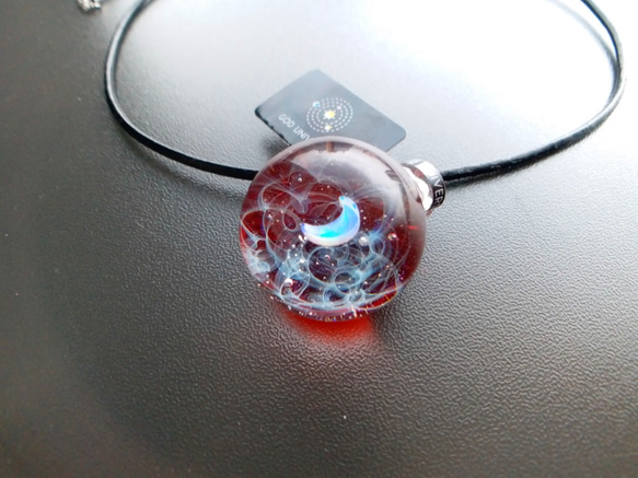 Galaxy Pendant 宇宙銀河玻璃吊咀 月亮SD04 第4張的照片