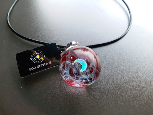 Galaxy Pendant 宇宙銀河玻璃吊咀 月亮SD04 第5張的照片