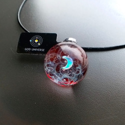 Galaxy Pendant 宇宙銀河玻璃吊咀 月亮SD04 第7張的照片