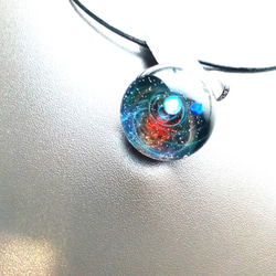 Galaxy Pendant 宇宙銀河玻璃吊咀 極光雙星球系列 SD08 第7張的照片