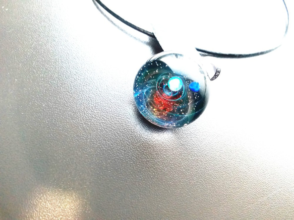 Galaxy Pendant 宇宙銀河玻璃吊咀 極光雙星球系列 SD08 第7張的照片