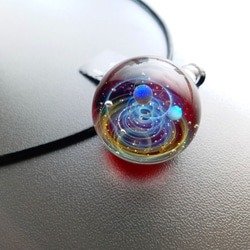 Galaxy Pendant 宇宙銀河玻璃吊咀 極光雙星系列 SD10 第3張的照片