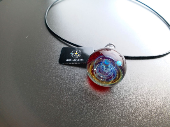 Galaxy Pendant 宇宙銀河玻璃吊咀 極光雙星系列 SD10 第7張的照片