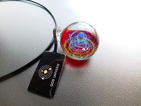 Galaxy Pendant 宇宙銀河玻璃吊咀 極光雙星系列 SD10 第9張的照片