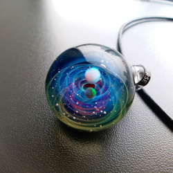 Galaxy Pendant 宇宙銀河玻璃吊咀 極光雙星系列 SD11 第5張的照片