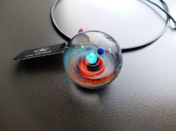 Galaxy Pendant 宇宙銀河玻璃吊咀 夢幻雙星系列 SD12 第7張的照片