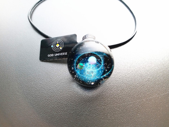 Galaxy Pendant 宇宙銀河玻璃吊咀 極光雙星系列 SD13 第8張的照片