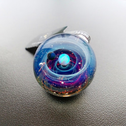 Galaxy Pendant 宇宙銀河玻璃吊咀 極光雙星系列 SD25 第3張的照片