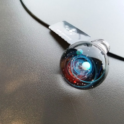 Galaxy Pendant 宇宙銀河玻璃吊咀 極光雙星系列 SD26 第8張的照片