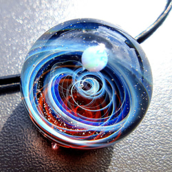 Galaxy Pendant 宇宙銀河玻璃吊咀 極光單星系列 Space Glass SD27 第1張的照片