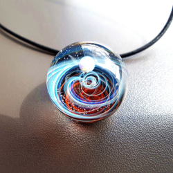 Galaxy Pendant 宇宙銀河玻璃吊咀 極光單星系列 Space Glass SD27 第3張的照片