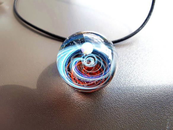 Galaxy Pendant 宇宙銀河玻璃吊咀 極光單星系列 Space Glass SD27 第3張的照片