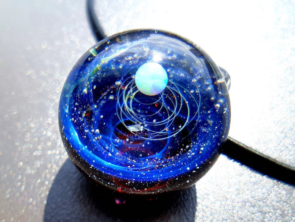 Galaxy Pendant 宇宙銀河玻璃吊咀 銀河系列 Space Glass SD33 第1張的照片