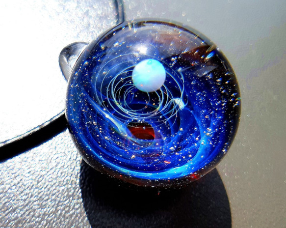 Galaxy Pendant 宇宙銀河玻璃吊咀 銀河系列 Space Glass SD33 第2張的照片