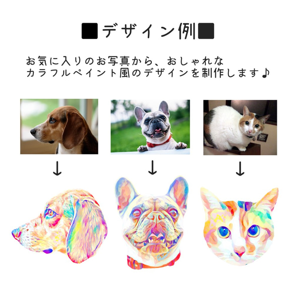 【オーダーメイド】かわいいうちの子をアートなスマホケースに♪ﾍﾟｯﾄ 犬 猫 iPhone Android　 2枚目の画像