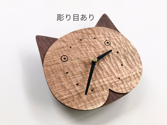 受注制作　猫の時計　猫好き　プレゼントにおすすめ 3枚目の画像