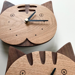 受注制作　猫の時計　猫好き　トラと虎　プレゼントにおすすめ 4枚目の画像