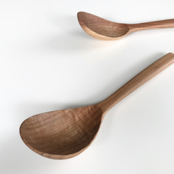 オーダー制作 チェリーの木のレードル おたま 杓子 カトラリー WOOD