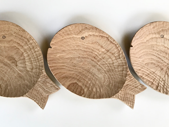 魚の器M クリの木 栗 中皿 WOOD STUDIO KUZE'S 通販 9719814｜Creema