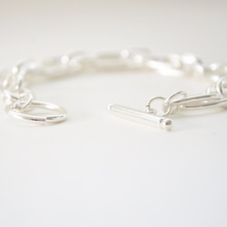 【送料無料】Silver chain Bracelet 4枚目の画像