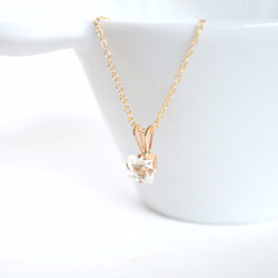 14kgf White Topaz Necklace 第2張的照片