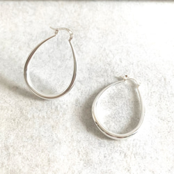 sv925 rounded triangle hoop pierce 第3張的照片