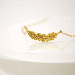 14kgf Feather Necklace 第1張的照片