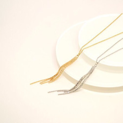 【送料無料】Tassel Long Chain Necklace 3枚目の画像