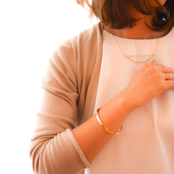 Metal Bangle（Gold) 第2張的照片